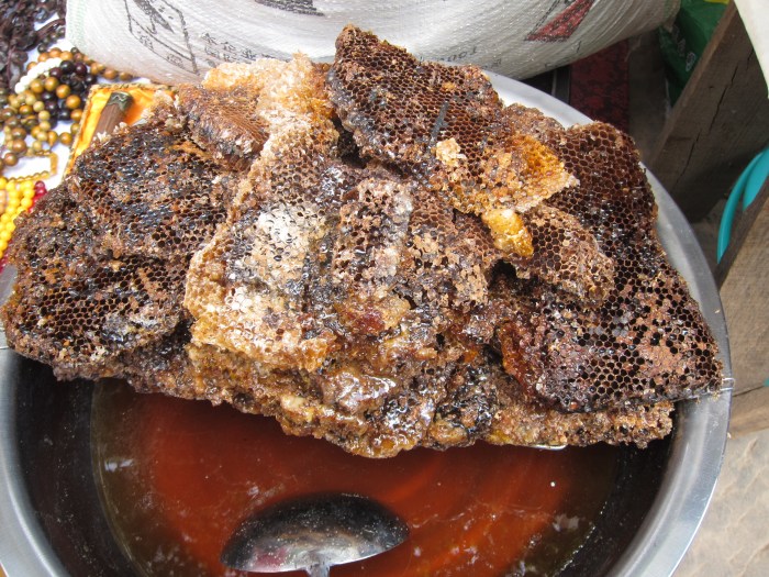 Honey at the market.