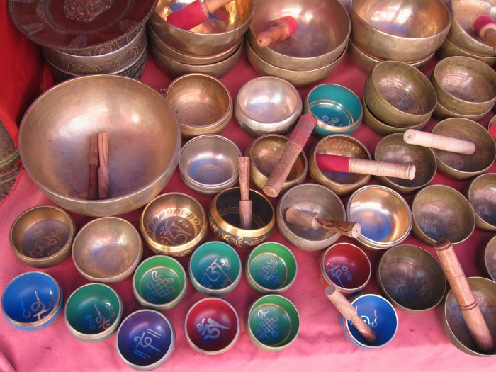 Tibetan "singing" meditation bowls.