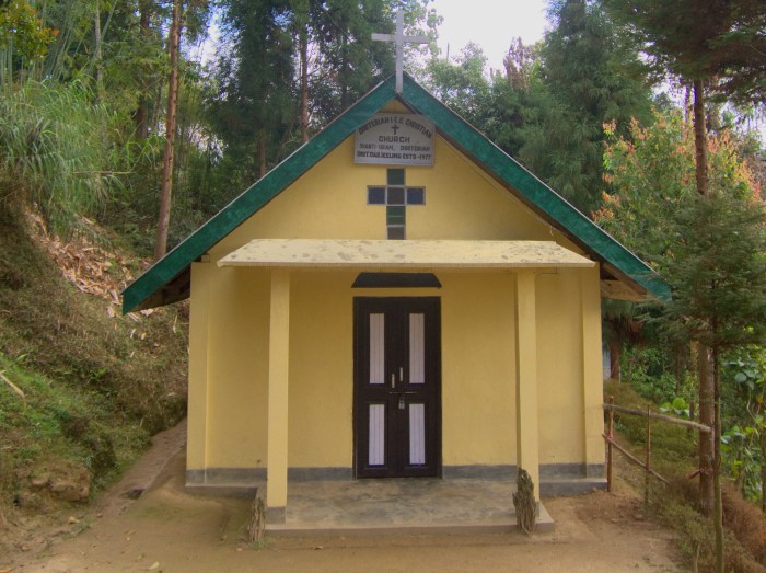 Church on Dooteriah Tea Estate.