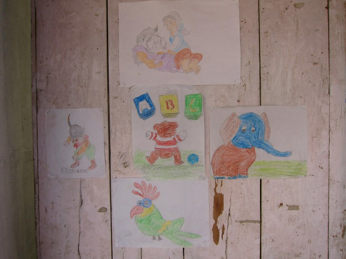 Drawings by Students of Hannah Memorial Academy, Dooteriah Tea Estate.