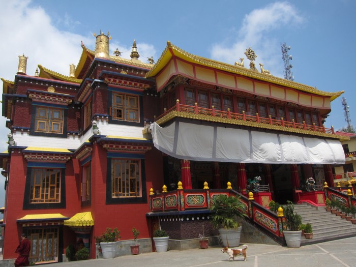 The Bokar Tibetan Monastery, just up the hill from the Glenmore International School. Zen and tea are good friends.